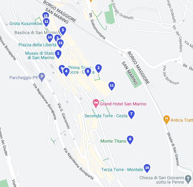 Najważniejsze atrakcje w San Marino.